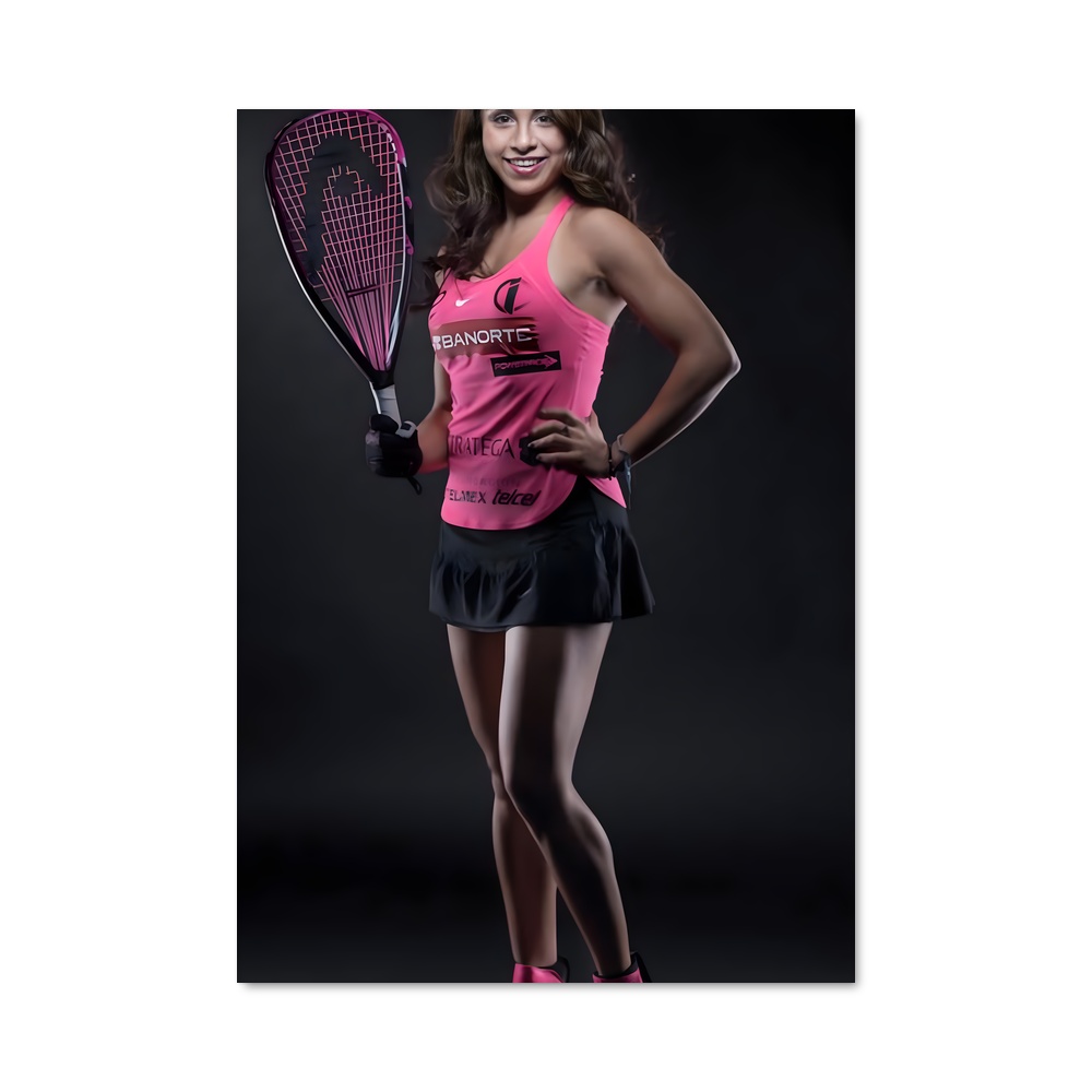 Poster Tennis en Rose